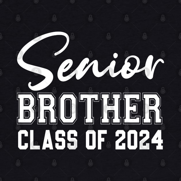 Senior brother Class of 2024 funny Graduation Of High Middle School by Uniqueify